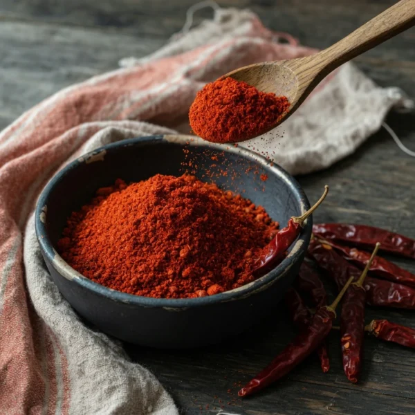 SpiceGhor মরিচ গুঁড়া — উজ্জ্বল লাল সদ্য ভাঙানো মরিচ গুঁড়া