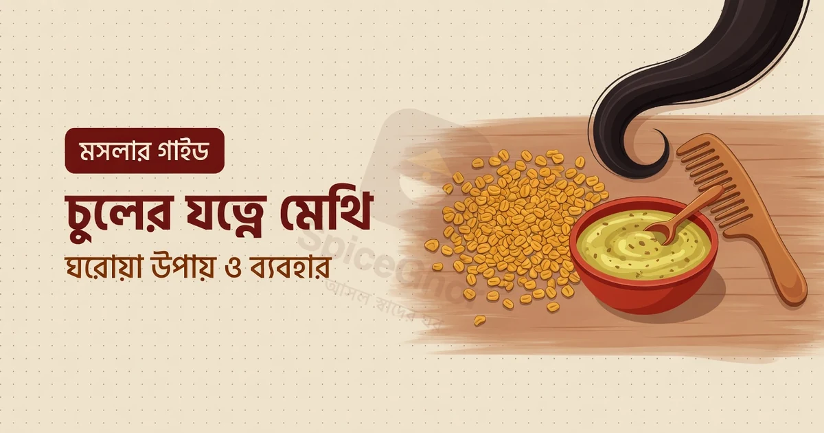 চুলের যত্নে মেথি: ঘরোয়া উপায় ও ব্যবহার