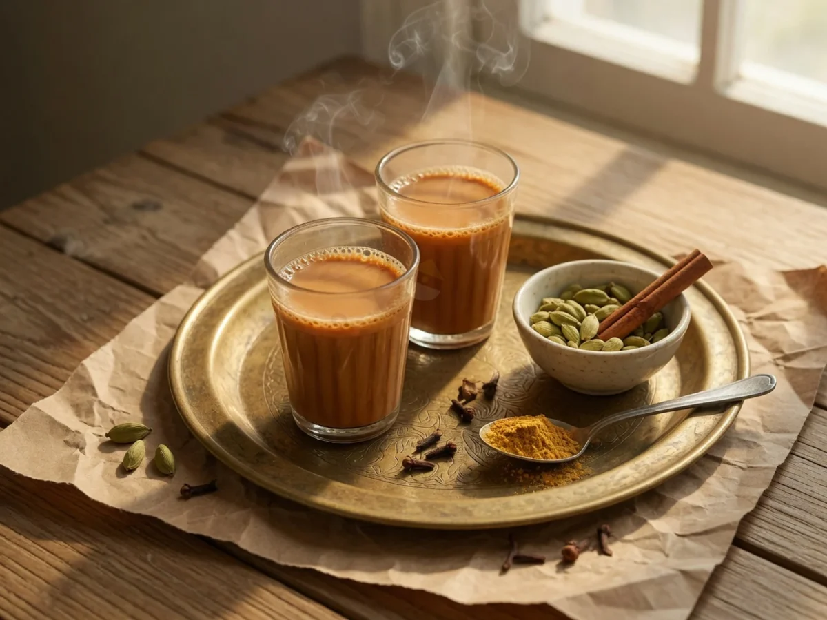 মসলা চা (আদা চা)